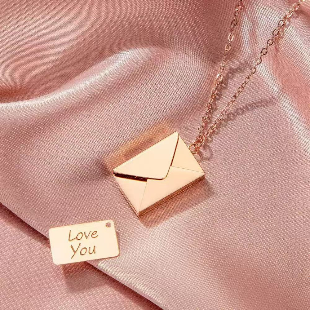 Envelope "Love Letter" Necklace Gift Set