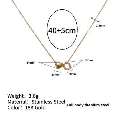 Tiny Initial Necklaces 14k Golden Heart Letter A-Z Necklace Dainty Heart Name Necklace Personalized Initial Tag Pendant Birthday Gifts Anniversary Gifts Jewelry for Women Girls Christmas Gifts