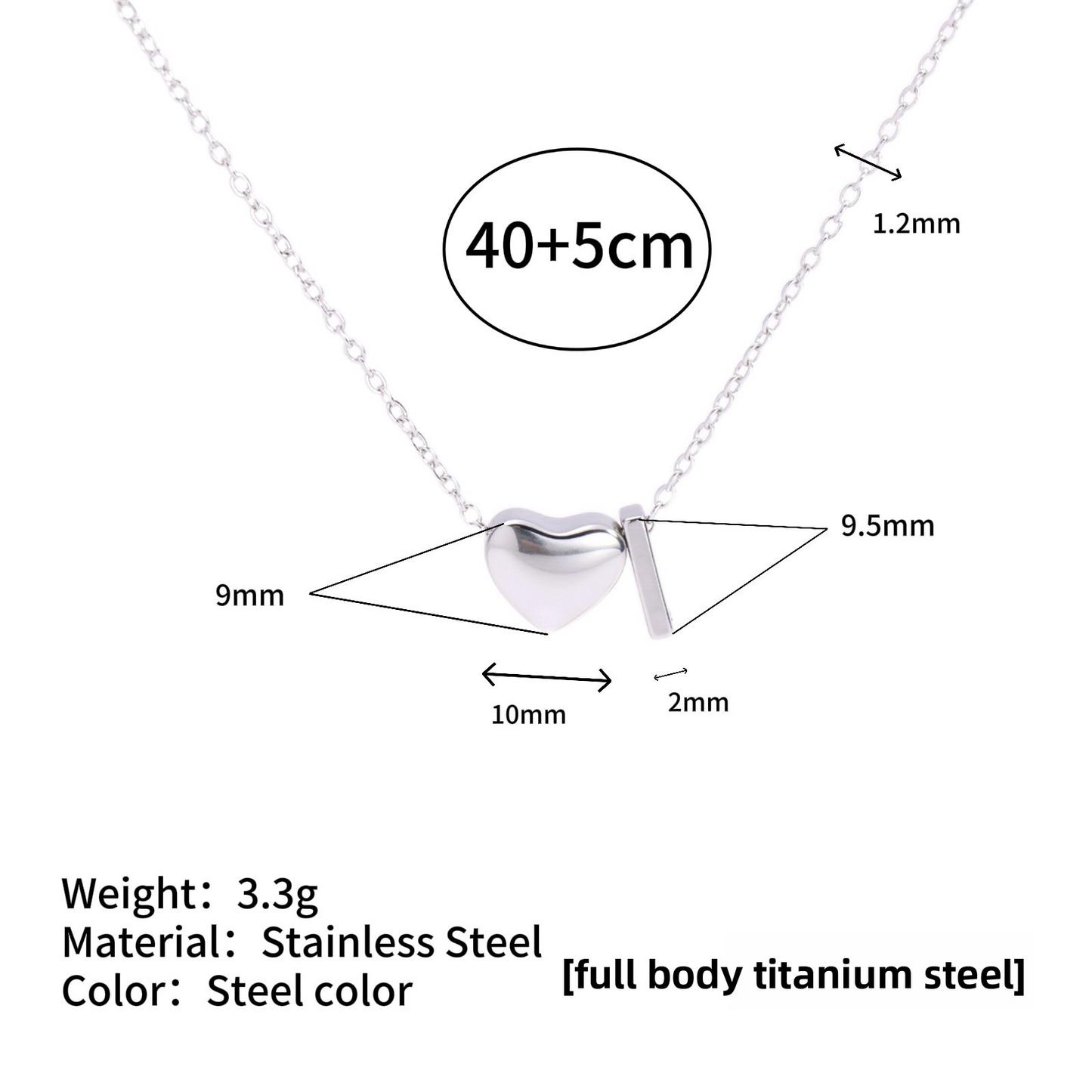 Tiny Initial Necklaces 14k Golden Heart Letter A-Z Necklace Dainty Heart Name Necklace Personalized Initial Tag Pendant Birthday Gifts Anniversary Gifts Jewelry for Women Girls Christmas Gifts