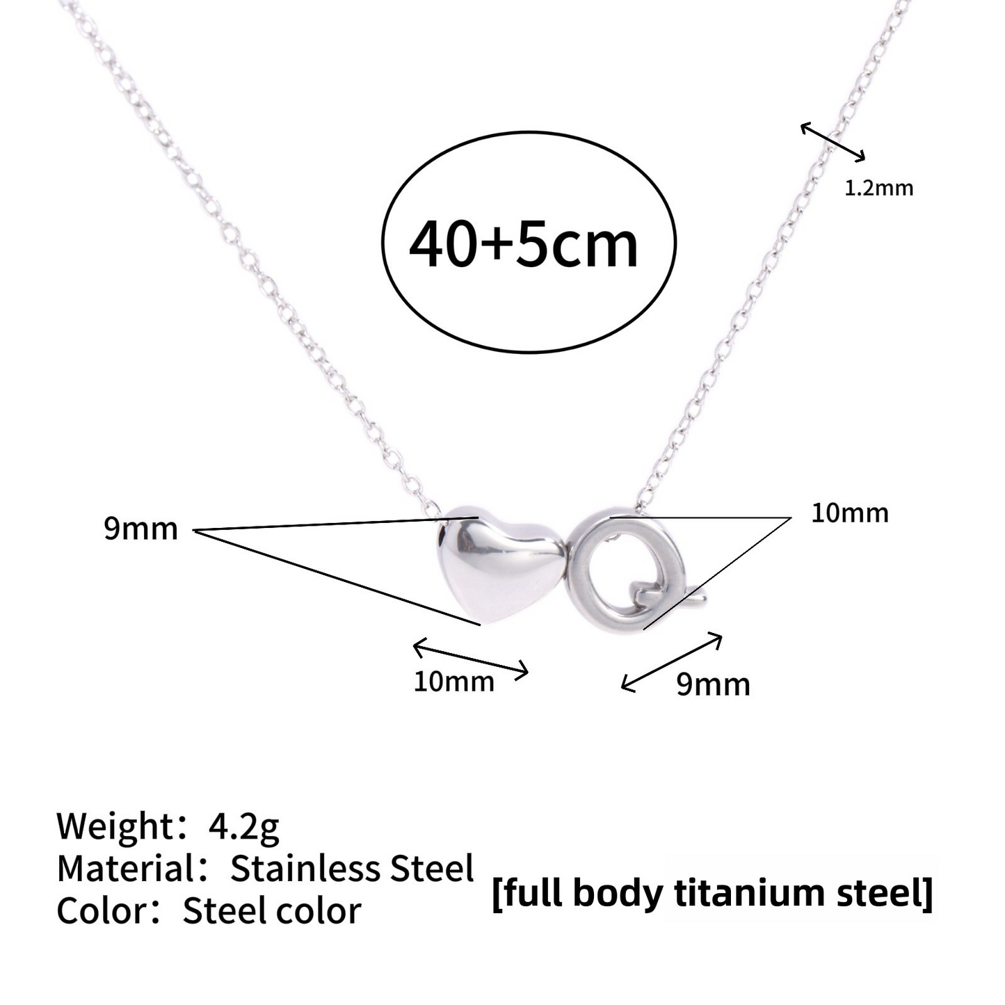 Tiny Initial Necklaces 14k Golden Heart Letter A-Z Necklace Dainty Heart Name Necklace Personalized Initial Tag Pendant Birthday Gifts Anniversary Gifts Jewelry for Women Girls Christmas Gifts