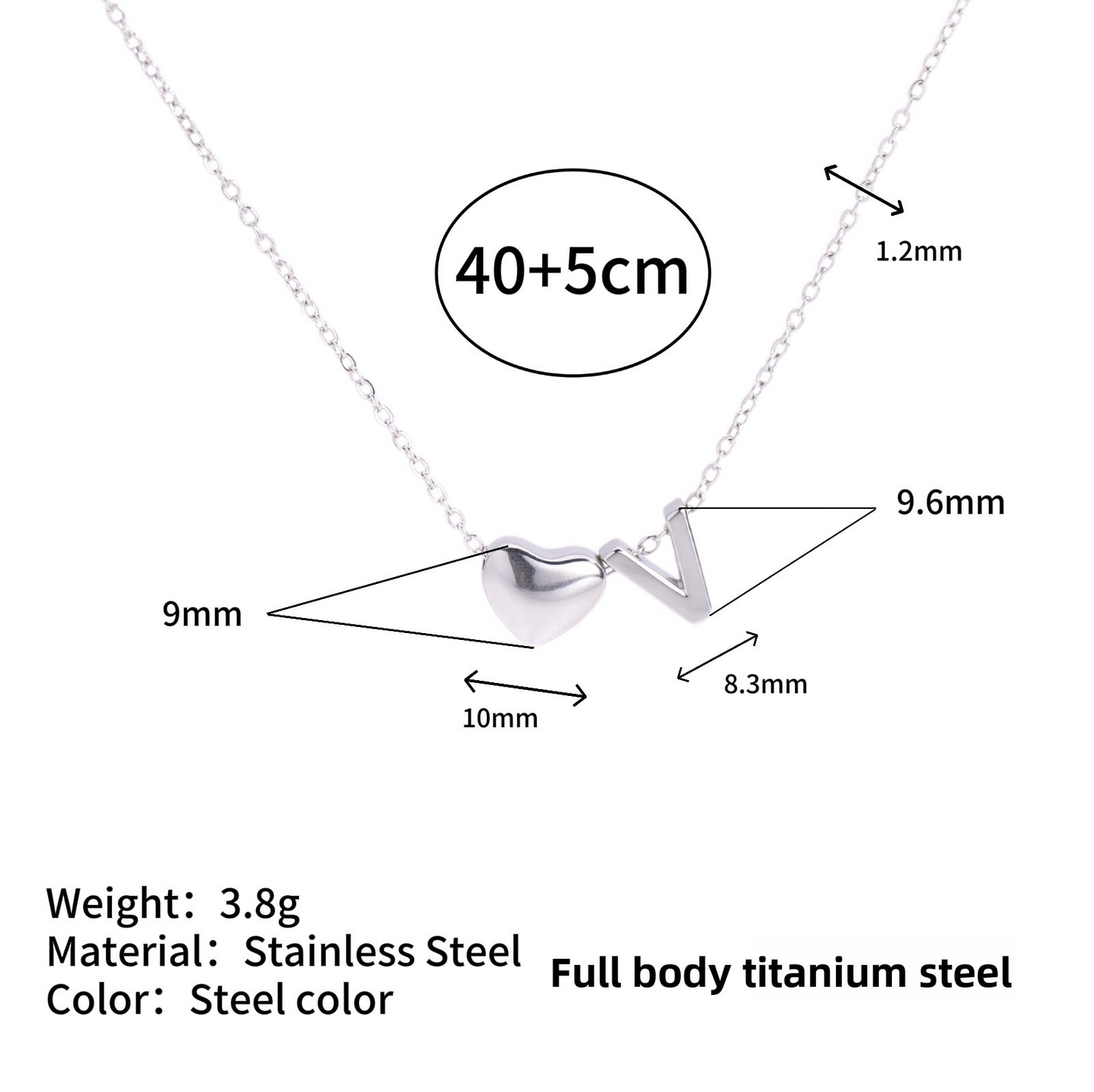 Tiny Initial Necklaces 14k Golden Heart Letter A-Z Necklace Dainty Heart Name Necklace Personalized Initial Tag Pendant Birthday Gifts Anniversary Gifts Jewelry for Women Girls Christmas Gifts