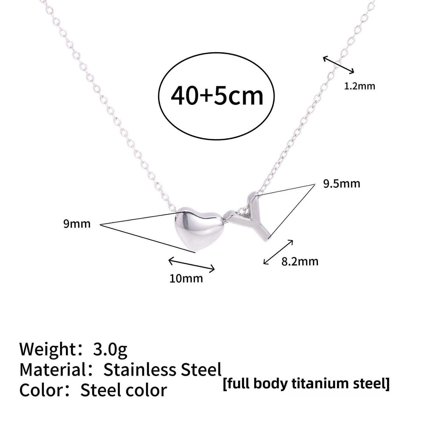 Tiny Initial Necklaces 14k Golden Heart Letter A-Z Necklace Dainty Heart Name Necklace Personalized Initial Tag Pendant Birthday Gifts Anniversary Gifts Jewelry for Women Girls Christmas Gifts