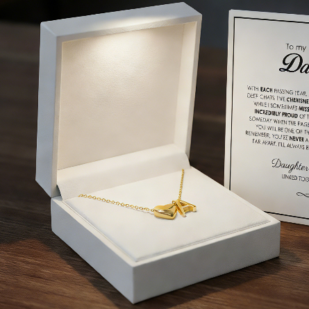 Tiny Initial Necklaces 18k Golden Heart Letter A-Z Necklace Dainty Heart Name Necklace Personalized Initial Tag Pendant Birthday Gifts Anniversary Gifts Jewelry for Women Girls Christmas Gifts